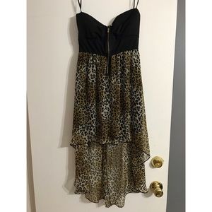 Leopard print dress.